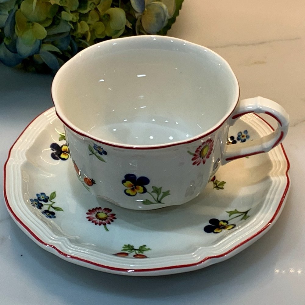 Villeroy & Boch “Petite Fleur” Cup & Saucer –1 Set (More) Cottage Tea Room Charm - Picture 2 of 15